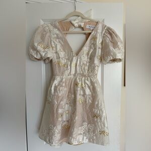 Elliott Octavia Bow Back Mini Dress size small